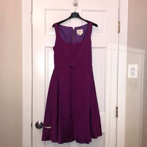 Kate spade violet purple dress